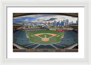 Wrigley Field 1918 - Framed Print