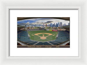 Wrigley Field 1918 - Framed Print