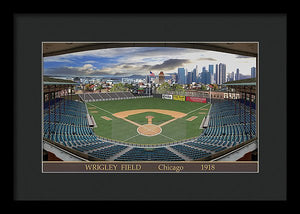 Wrigley Field 1918 - Framed Print