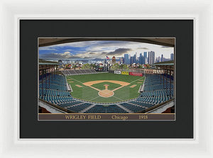 Wrigley Field 1918 - Framed Print