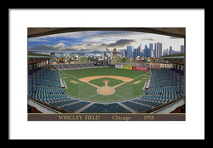 Wrigley Field 1918 - Framed Print