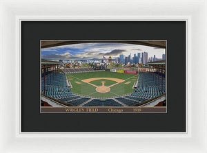 Wrigley Field 1918 - Framed Print