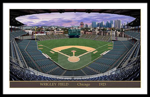 Wrigley Field 1923 - Framed Print