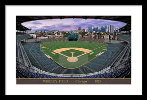 Wrigley Field 1923 - Framed Print