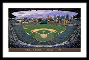 Wrigley Field 1923 - Framed Print