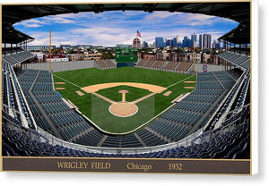 Wrigley Field 1932 - Canvas Print