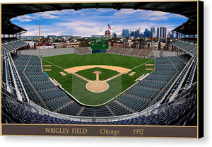 Wrigley Field 1932 - Canvas Print