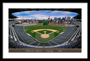 Wrigley Field 1932 - Framed Print