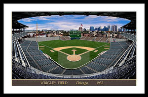 Wrigley Field 1932 - Framed Print