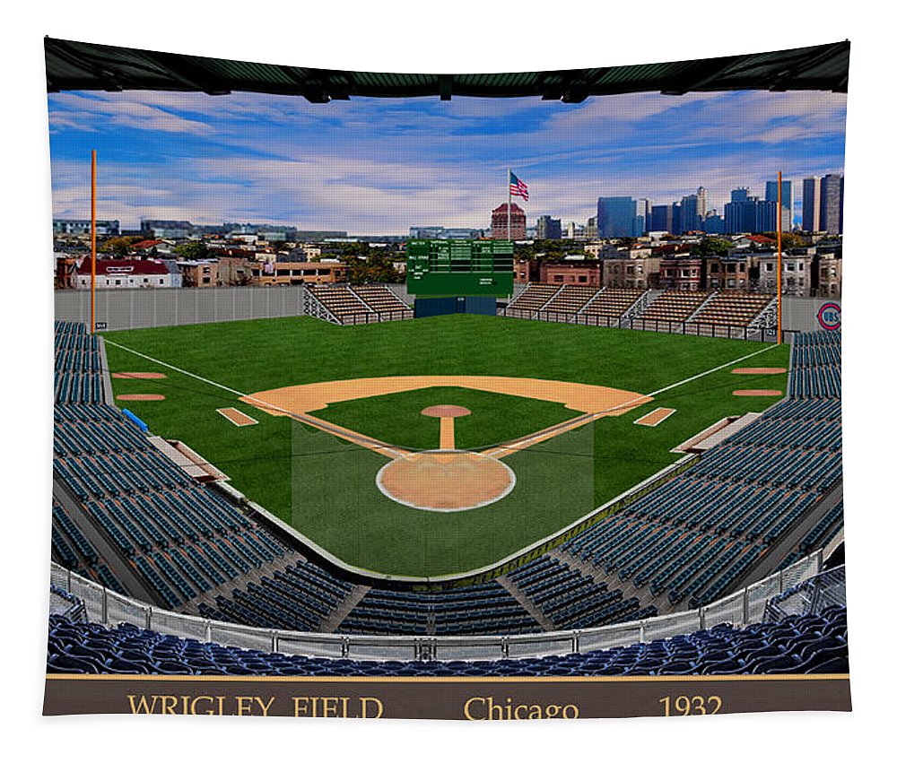 Wrigley Field 1932 - Tapestry