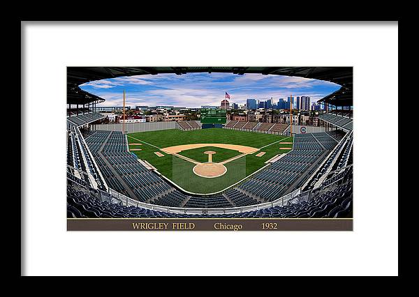 Wrigley Field 1932 - Framed Print