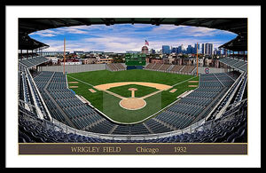 Wrigley Field 1932 - Framed Print