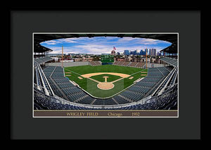 Wrigley Field 1932 - Framed Print