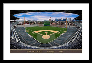 Wrigley Field 1932 - Framed Print