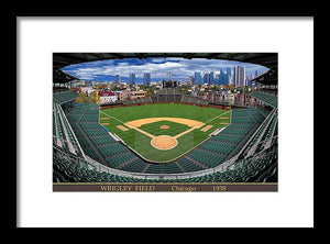 Wrigley Field 1938 - Framed Print