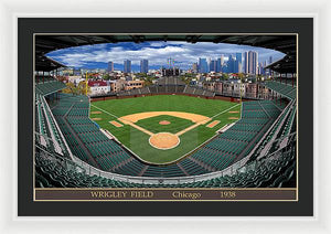 Wrigley Field 1938 - Framed Print