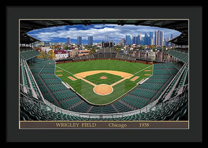 Wrigley Field 1938 - Framed Print