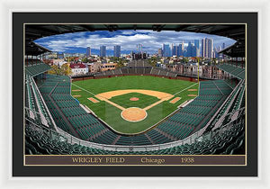 Wrigley Field 1938 - Framed Print