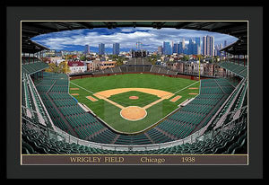 Wrigley Field 1938 - Framed Print