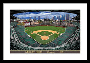 Wrigley Field 1938 - Framed Print