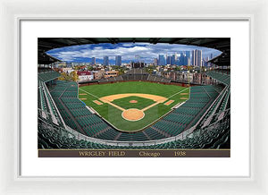 Wrigley Field 1938 - Framed Print