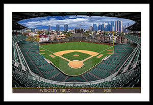 Wrigley Field 1938 - Framed Print