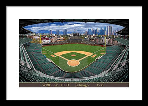 Wrigley Field 1938 - Framed Print