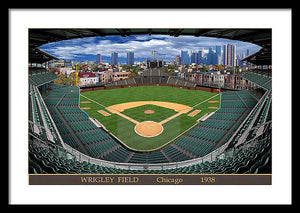 Wrigley Field 1938 - Framed Print