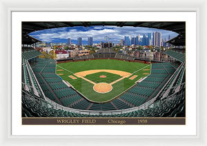 Wrigley Field 1938 - Framed Print