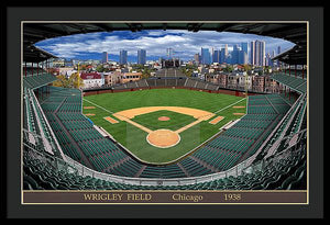 Wrigley Field 1938 - Framed Print