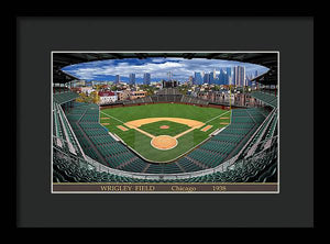 Wrigley Field 1938 - Framed Print