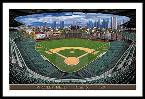 Wrigley Field 1938 - Framed Print