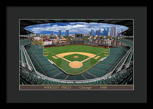 Wrigley Field 1938 - Framed Print