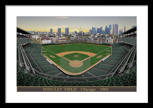 Wrigley Field 1965 - Framed Print