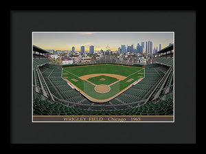 Wrigley Field 1965 - Framed Print