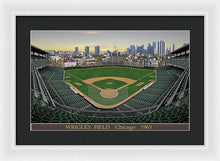 Load image into Gallery viewer, Wrigley Field 1965 - Framed Print
