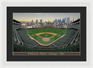 Wrigley Field 1965 - Framed Print