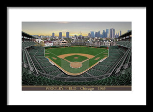 Wrigley Field 1965 - Framed Print