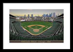 Wrigley Field 1965 - Framed Print