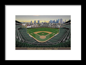 Wrigley Field 1965 - Framed Print