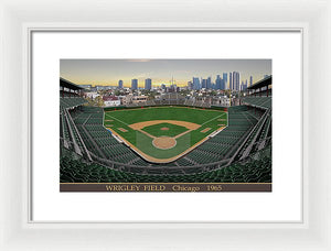 Wrigley Field 1965 - Framed Print