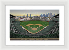 Load image into Gallery viewer, Wrigley Field 1965 - Framed Print
