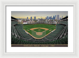 Wrigley Field 1965 - Framed Print