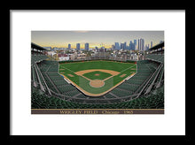 Load image into Gallery viewer, Wrigley Field 1965 - Framed Print
