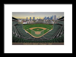 Wrigley Field 1965 - Framed Print