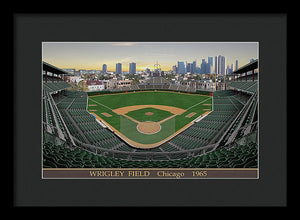 Wrigley Field 1965 - Framed Print