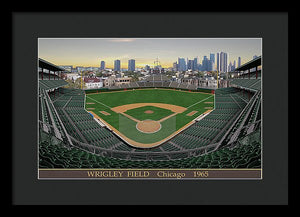 Wrigley Field 1965 - Framed Print