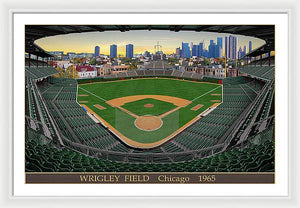 Wrigley Field 1965 - Framed Print