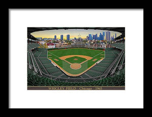 Wrigley Field 1965 - Framed Print