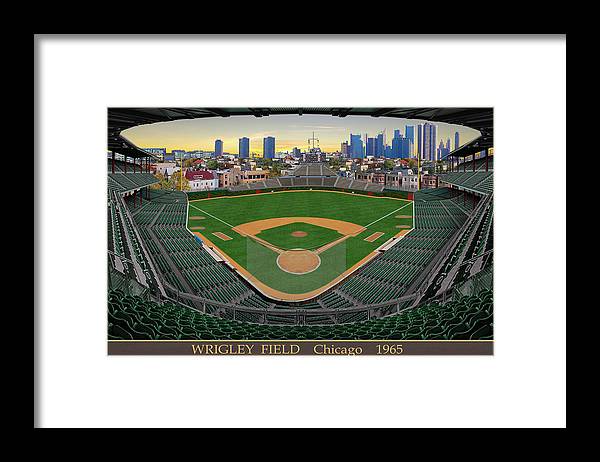 Wrigley Field 1965 - Framed Print